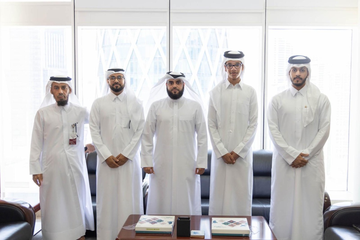 Qatar's delegation participating in the competition.