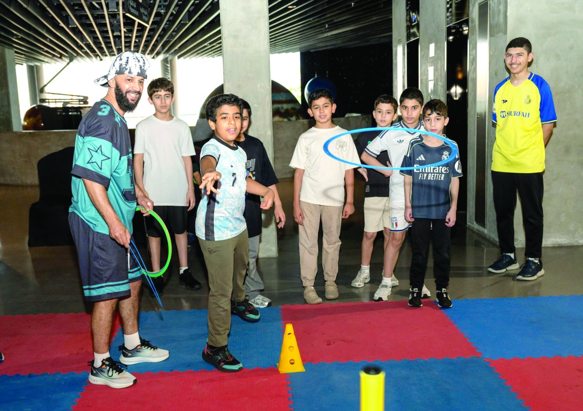 Participants in action during the recently concluded Katara Summer Camps at the Katara Cultural Village in Doha.