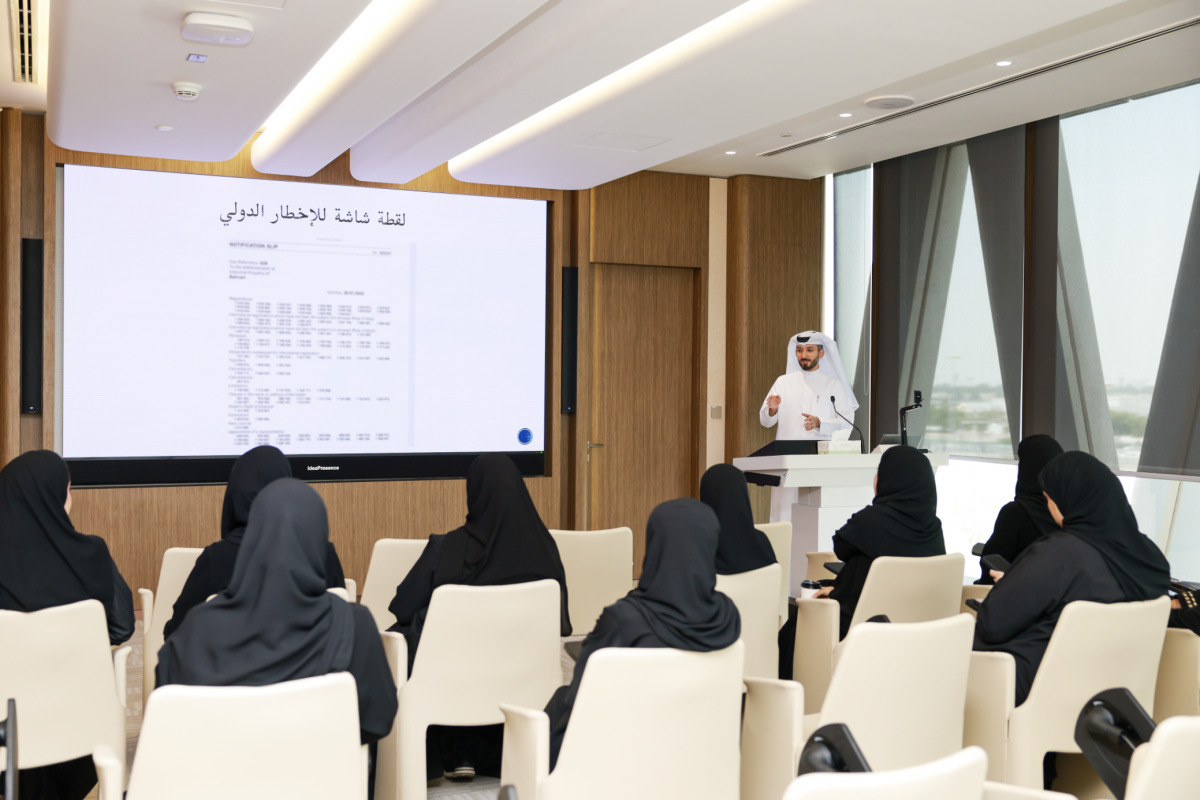 A Ministry official conducts training programme.
