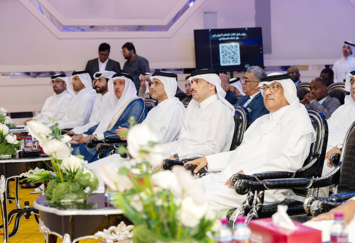 Director of Katara’s Information Systems Department, Dr. Thamer Al-Qadi with other officials during the event.