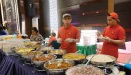 A medley of mouth-watering Filipino cuisine on offer at the festival at Westin Doha Hotel and Spa yesterday.