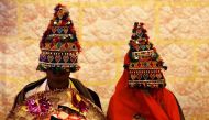 File photo of a bride and groom at a mass marriage ceremony in Karachi organised by the Pakistan Hindu Council ? Reuters