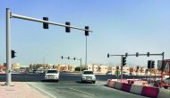 Two lanes of Duhail Street are open to traffic while the third will open after completion of development works in the area.