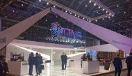 QNB stall at the annual Sibos conference in Geneva.