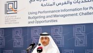 Dr. Abdelaziz Al Horr, CEO of QFBA at the event. Pic: Abdul Basit/The Peninsula