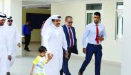 Hamad Saleh Al Qamra, Chairman, Al Qamra Holding, and Benefector of RGS, arriving for the opening of the school.