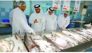 One of the food outlets being inspected.