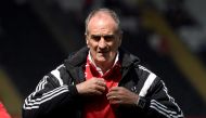 Swansea manager Francesco Guidolin before the game. Reuters / Rebecca Naden