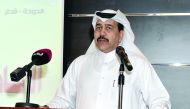 Yusuf bin Ali Al Kazim, Director, Arab Federation for Voluntary Activities, speaking at a press conference at the Ministry of Culture and Sport yesterday. Pic: Kammutty VP / The Peninsula