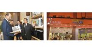 Italian furniture and decoration brand Spazio Interni’s first branch in Doha was inaugurated last Saturday. Below: Furniture on display during the opening ceremony on Salwa Road. Pic: Kammutty VP / The Peninsula