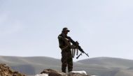 File image of an Afghan National Army (ANA) soldier keeping watch during a patrol. Reuters 
