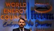Turkish Energy Minister Berat Albayrak speaks to media ahead of the 23rd World Energy Congress in Istanbul, Turkey, October 9, 2016. REUTERS/Murad Sezer