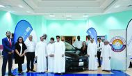 Abdullah Abdulghani & Bros Co officials and Qatar Scientific Club Members at the Prius educational session.