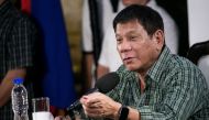 Philippines president Rodrigo Duterte speaks during a press conference in Davao on May 31, 2016. (AFP / MANMAN DEJETO) 