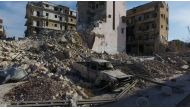 A still image from video taken October 12, 2016 of a general view of the bomb damaged Old City area of Aleppo, Syria. Video released October 12, 2016. (Reuters/via ReutersTV) 