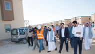 A delegation from RAF inside an orphan city developed by RAF in Al Rayhaniya city of Turkey.