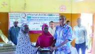 An outstanding student being honoured.