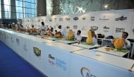 Participants at the Hospitality Qatar 2016 show held at Doha Exhibition and Convention Center (DECC).
Pic: Baher Amin / The Peninsula
