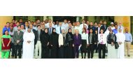 Doctors who are being trained by WHO EMRO on occupational and environmental health.