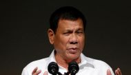 Philippine President Rodrigo Duterte attends Philippines Economic Forum in Tokyo, Japan October 26, 2016. REUTERS/Kim Kyung-Hoon