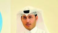 Meshal Al Shamari, Director of QGBC, at the press conference.  Pic: Baher Amin/ The Peninsula