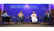 Panelists attending the Qatar Media Industries Forum organised by the Northwestern University, Qatar (NUQ) at W Hotel.  Pic: Salim Matramkot / The Peninsula