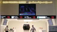 A screen shows US President-elect Donald Trump at Dubai Financial Market, in Dubai, United Arab Emirates, November 9, 2016. REUTERS/Stringer