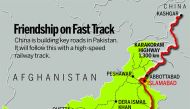 A map published by Nihao-salam, a public diplomacy E-Magazine launched by Pakistan China Institute