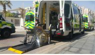 The new and improved Hamad ambulance with latest systems. (Abdul Basit / The Peninsula)