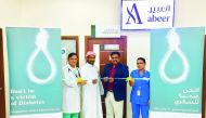 Dr Nazeem Shamsuddin (Head-Operations), Al Abeer Medical Center, inaugurating the Diabetic Foot Clinic on the occasion of World Diabetes Day 2016.