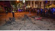 Police say 3kg of TNT was used in the blast. AFP