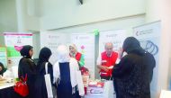 Participants at the Career and Volunteering Program Fair. 