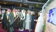Father Emir H H Sheikh Hamad bin Khalifa Al Thani, H H Sheikha Moza bint Nasser, H E Sheikha Al Mayassa bint Hamad Al Thani, Chairperson of Rota Board, Prince Alwaleed bin Talal bin Abdulaziz Al Saud of Saudi Arabia and other dignitaries at the 6th Annual