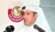 Bassam Al Yafi’e, Director of Information Technology Department at the Ministry, addressing media persons.