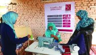 Beneficiaries of Qatar Charity's projects in Sudan.