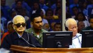This handout photo taken and released by the Extraordinary Chambers in the Courts of Cambodia (ECCC) on November 23, 2016 shows former Khmer Rouge leader 