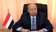 File photo: Yemen's President Abd-Rabbu Mansour Hadi sits during a meeting with government officials in the country's southern port city of Aden, December 1, 2015. REUTERS
