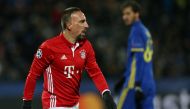 UEFA ?ampiyonlar Ligi D grubunda Rostov ve Bayern Münih tak?mlar?, Olimp-2 Stadyumu'nda kar??la?t?. Bayern Münih tak?m?ndan Franck Ribery. ( Igor Russak - Anadolu Agency )
