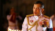 Thailand's Crown Prince Maha Vajiralongkorn attends an event commemorating the death of King Chulalongkorn, known as King Rama V, as he joins people during the mourning of his father, the late King Bhumibol Adulyadej, at the Royal Plaza in Bangkok, Thaila