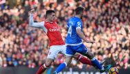 Bournemouth's Dan Gosling in action with Arsenal's Granit Xhaka Reuters / Toby Melville
