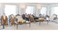 Prime Minister and Interior Minister of H E Sheikh Abdullah bin Nasser bin Khalifa Al Thani yesterday met with heads of Federations of Chambers of the Gulf Cooperation Council (GCC), on the occasion of convening their 49th meeting in Doha. The Prime Minis