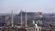 A general view taken from the government-held side shows Aleppo's historic citadel on December 3, 2016. AFP / George OURFALIAN