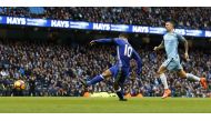 Chelsea's Eden Hazard scores their third goal Action Images via Reuters / Jason Cairnduff Livepic 