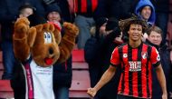 Bournemouth's Nathan Ake celebrates scoring their fourth goal Reuters / Eddie Keogh 
