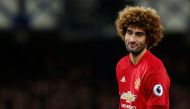  Manchester United's Marouane Fellaini looks dejected after conceding a penalty. Reuters / Andrew Yates