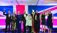 The award winners at the event.