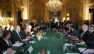 Ministers and delegates take part in a meeting on Syria, on December 10, 2016 in Paris. Kerry and leading diplomats are trying to find solutions for Syria's desperate opposition, as Syrian government forces squeeze rebels out of Aleppo after a devastating