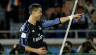 Real Madrid's Cristiano Ronaldo celebrates scoring their second goal Reuters / Kim Kyung-Hoon
