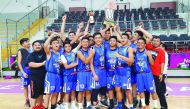 Qatar Junior Falcons players and officials pose for a photograph after winning the U17 Youth GCC All-Filipino Club Championship 2016, in Manama, Bahrain recently.