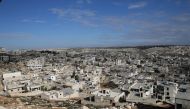 A general view of the Darat Izza district of Aleppo as the civil war continues in Syria on December 18, 2016. As a result of air attacks from warplanes belonging to the Assad regime, the Darat Izza, a district in western Aleppo that normally houses 100,00